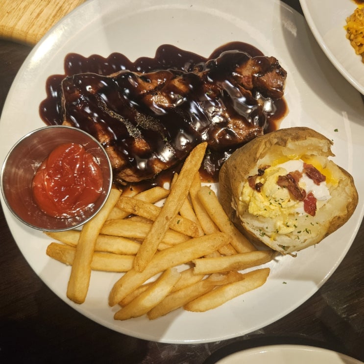  인천 구월동 맛집 아웃백 스테이크하우스 후기