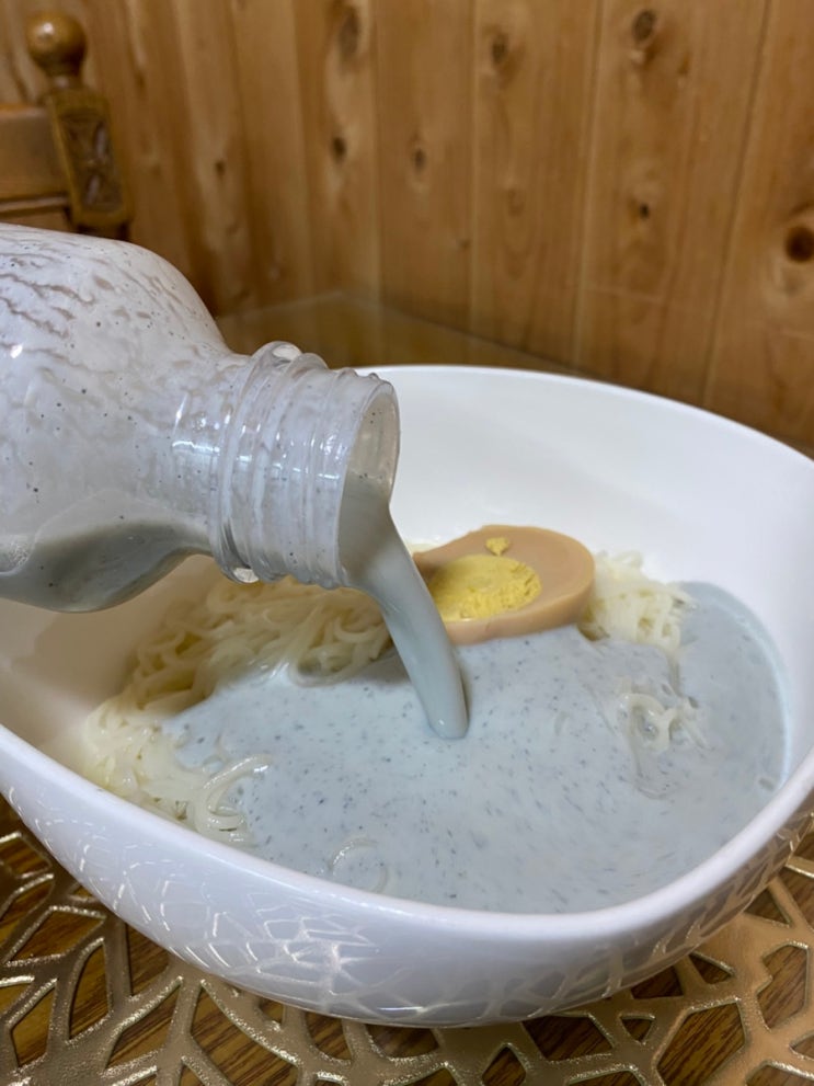  양산 콩물 맛집 로건이네 택배배송 집에서 콩국수만들기 다이어트간편식