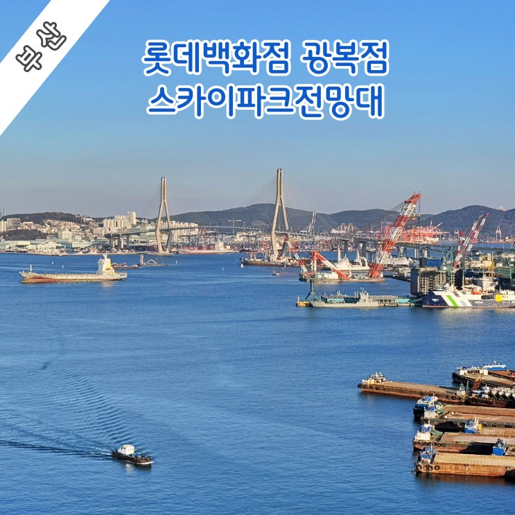  [부산] 360도 파노라마 뷰, 롯데백화점 광복점 '스카이파크전망대 (무료)