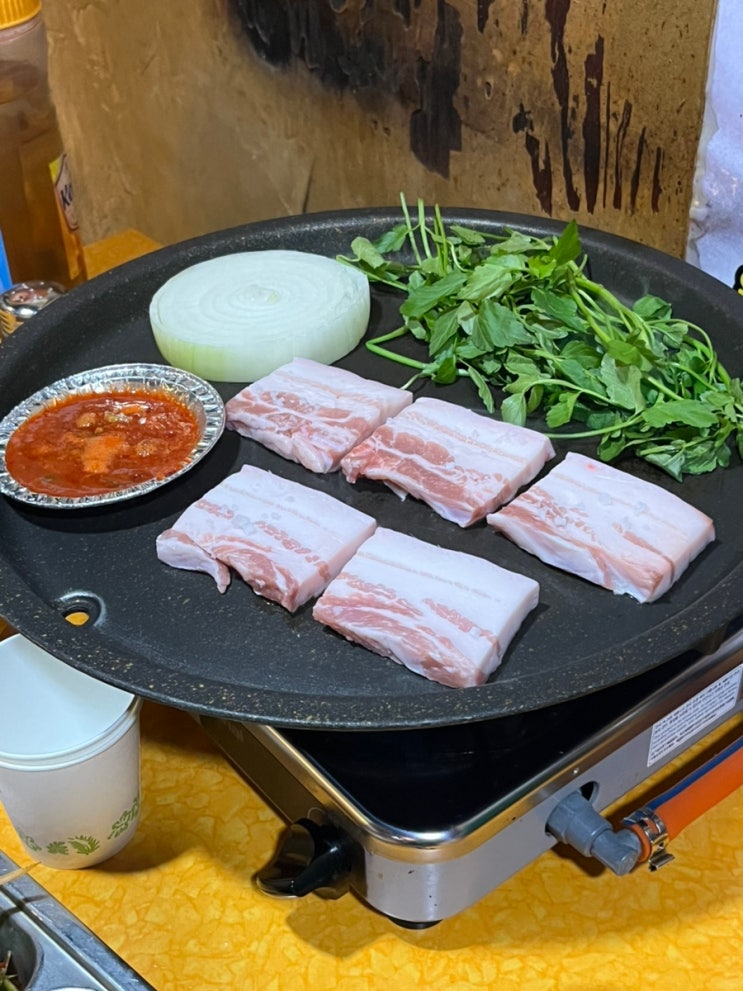  숙대입구역 남영역 회식 맛집 용산구 고기집 원동미나리삼겹살