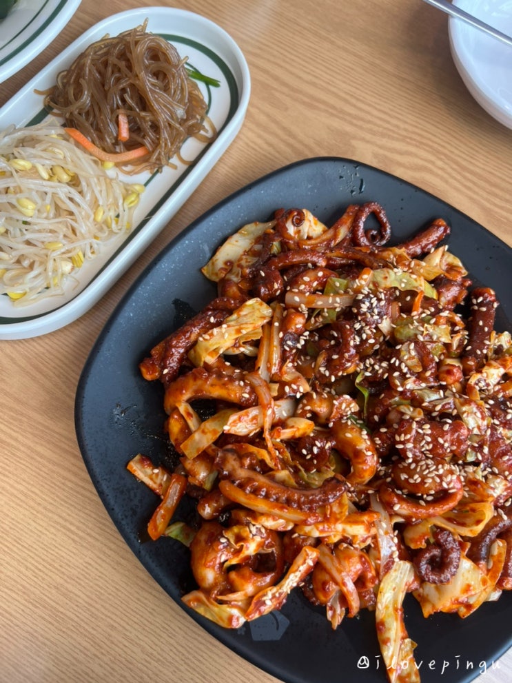 불향 가득 낙지볶음에 피자까지 검단사거리 맛집 복사꽃피는집 검단점