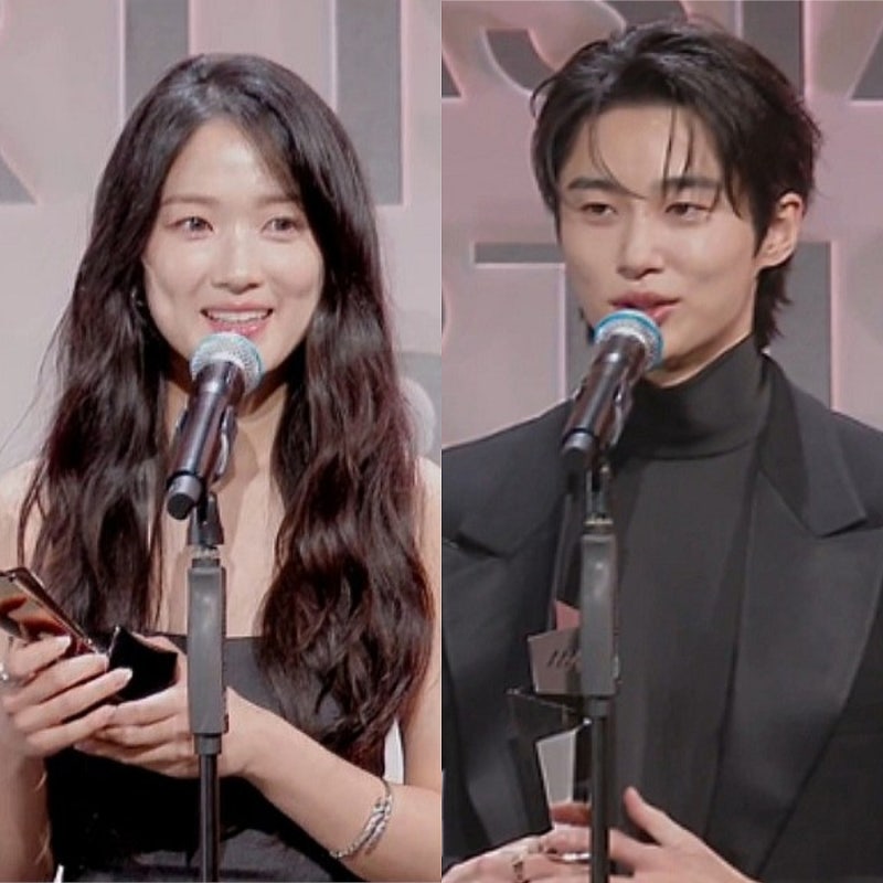 김혜윤 변우석 재회! 달달구리 시상식 AAA 커플룩 연예인 공항패션
