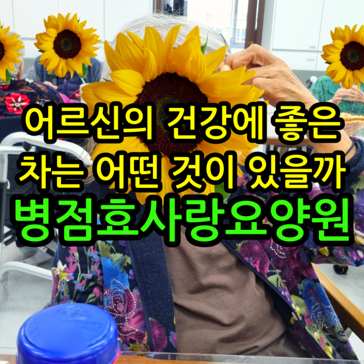  병점요양원 어르신의 건강에 좋은 차는 어떤 것이 있을까