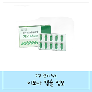 이모나 캡슐 잇몸 치주 질환을 위한 정보