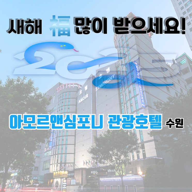  수원 호텔 아모르 심포니 영통 2025년 을사년 새해 복 많이 받으세요! 가성비 추천 혜택 네이버예약 !!