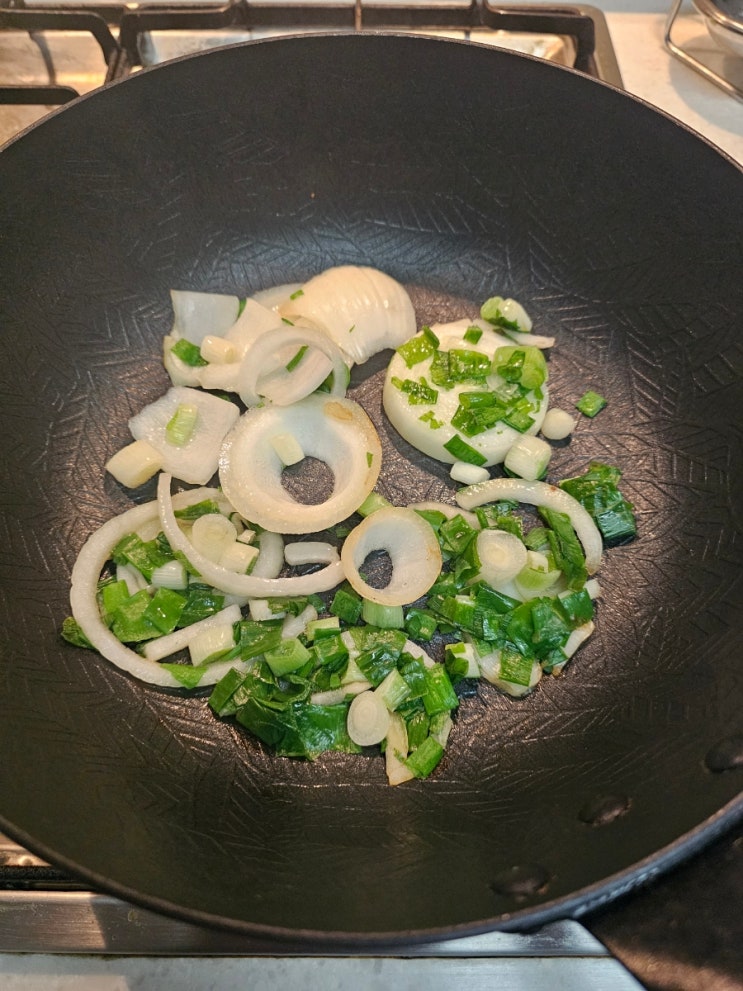  김치찌개 가게처럼 만들기 - 김치찌개다대기