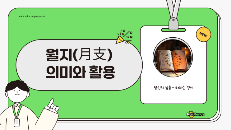  사주용어알아보기2. 월지의 의미와 활용