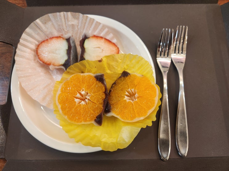  서면 디저트 카페 모찌의하루 과일찹쌀떡 맛집