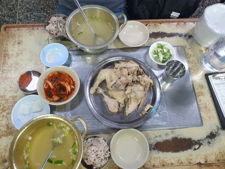  [중구맛집] 노포 감성이 가득한 충무로 사랑방 칼국수/ 미슐랭 닭백숙 정식 주말 방문 후기