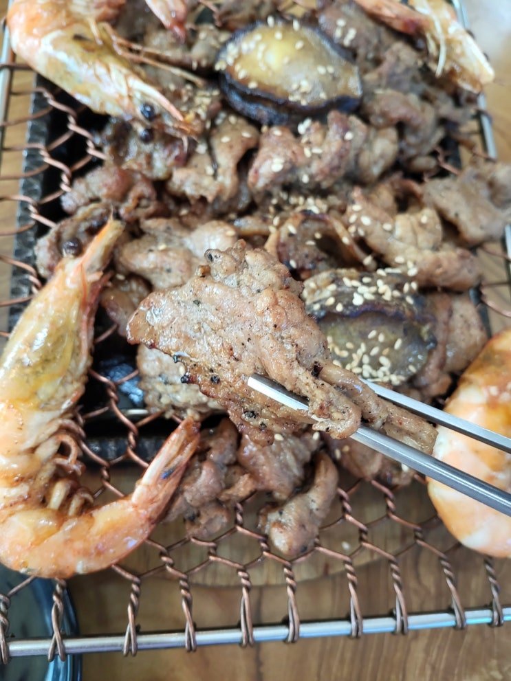  강경불고기 파주심학산점 리뷰 (쌈 채소 무한, 파주 불고기 맛집)