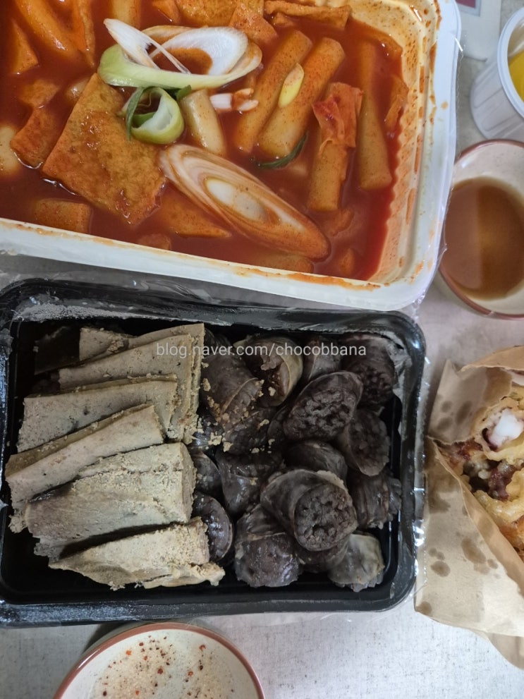  정떡볶이 양재 포이사거리 양재천 떡볶이 순대 떡튀순맛집