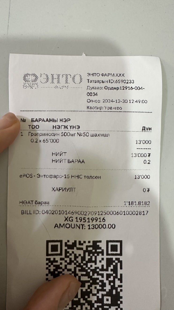  몽골 효과 잘 듣는 감기약 추천
