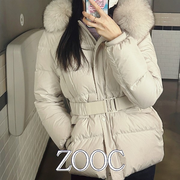 주크 폭스터 후드 벨티드 구스다운 후기 :)