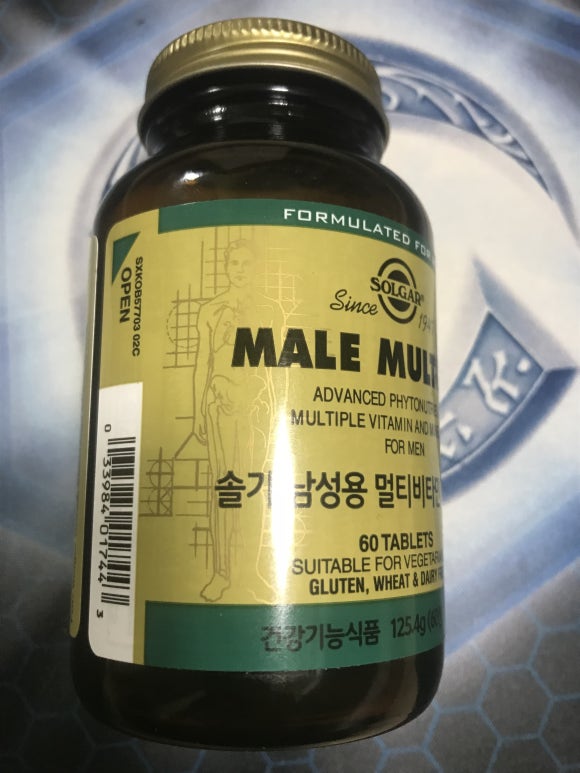  솔가 남성용 멀티비타민&미네랄 구매 후기 2018