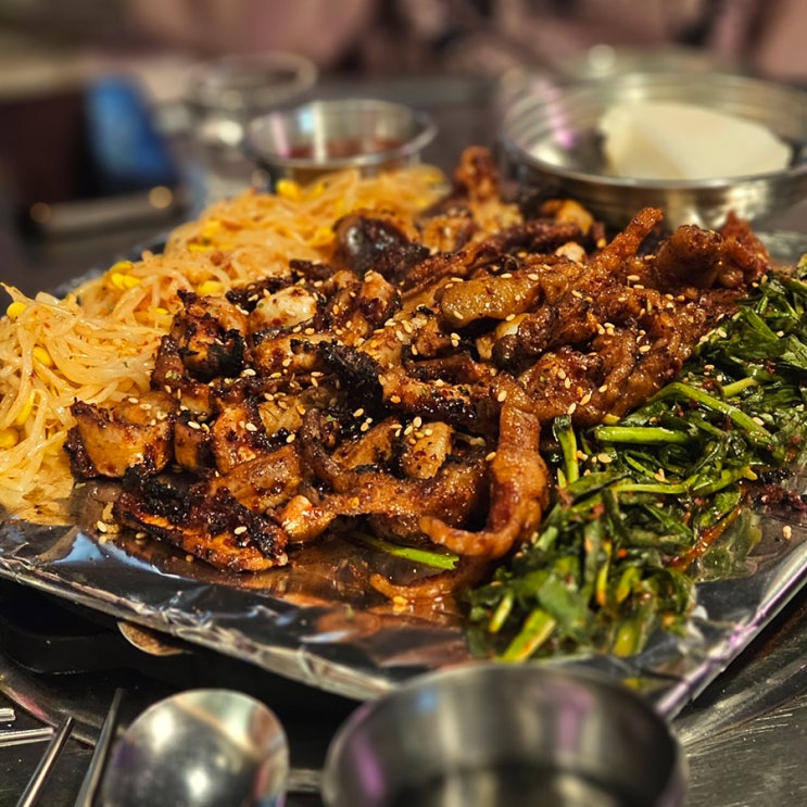 꼼주 건대본점 꼼장어 건대입구 맛집 모듬세트 내돈내산 간단 후기