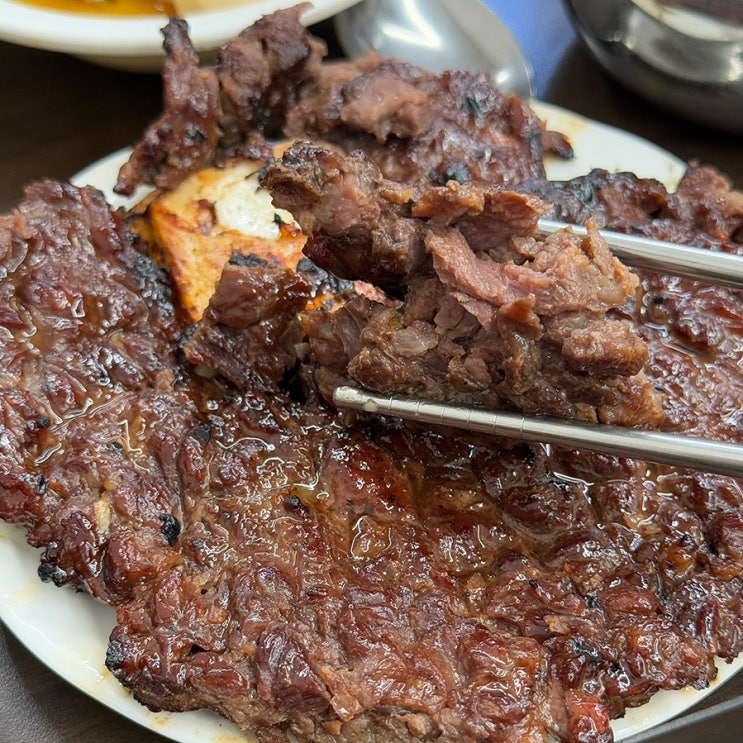  목포 성식당 독특한 식감의 떡갈비 맛집 전화예약