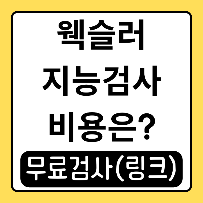 웩슬러 지능검사 비용과 과정, 실제 후기로 알아보기 웩슬러 지능검사 비용과 과정, 실제 후기로 알아보기