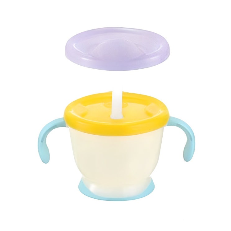  릿첼 AQ 첫걸음 머그 스텝업 빨대컵 세트 150ml, 150ml, 옐로우, 1세트