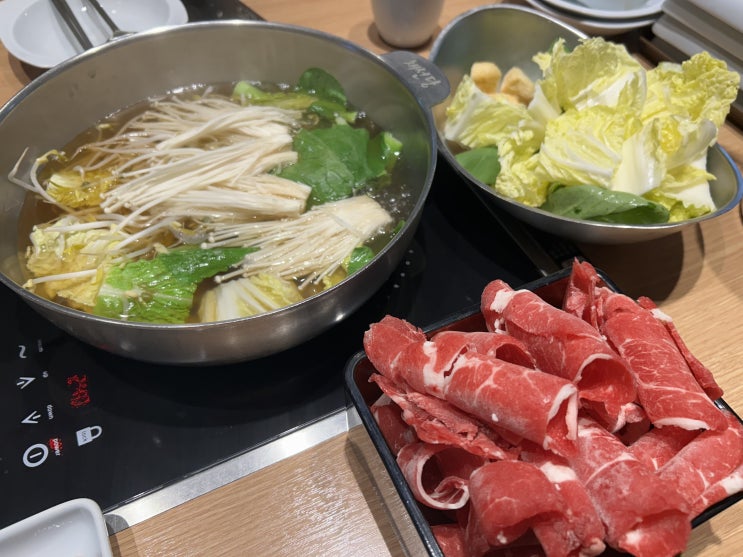 왕십리역에서 즐기는 건강한 샤브샤브 맛집 <채선당 자연한가득 왕십리역점>
