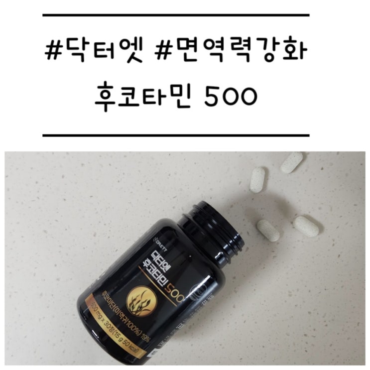 [닥터엣] '후코타민 500' 갑상선암에 좋은 음식 후코이단으로 면역력 강화하기