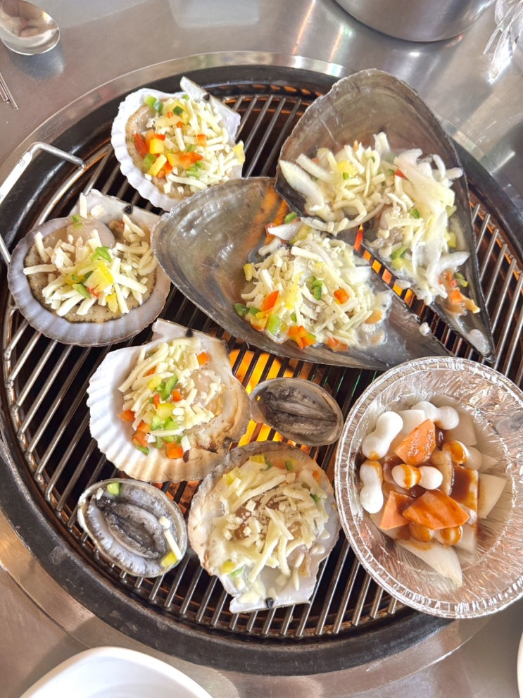  강화도조개구이 동막해수욕장 반려동물 동반가능 바다마을 커플세트 후기
