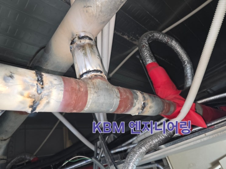 남양주시 인테리어현장 소방배관 이전설치및 배관출장용접작업
