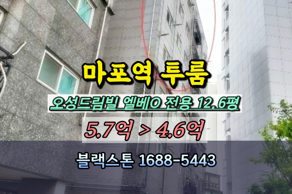  마포역투룸 경매 오성드림빌 엘베있는 빌라