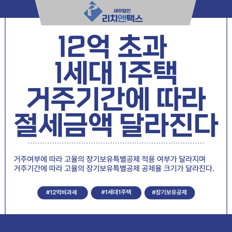  [양도세] 1세대 1주택 비과세, 그러나 거주하지 않으면 장기보유특별공제가 적용되지 않아 세금 손해!