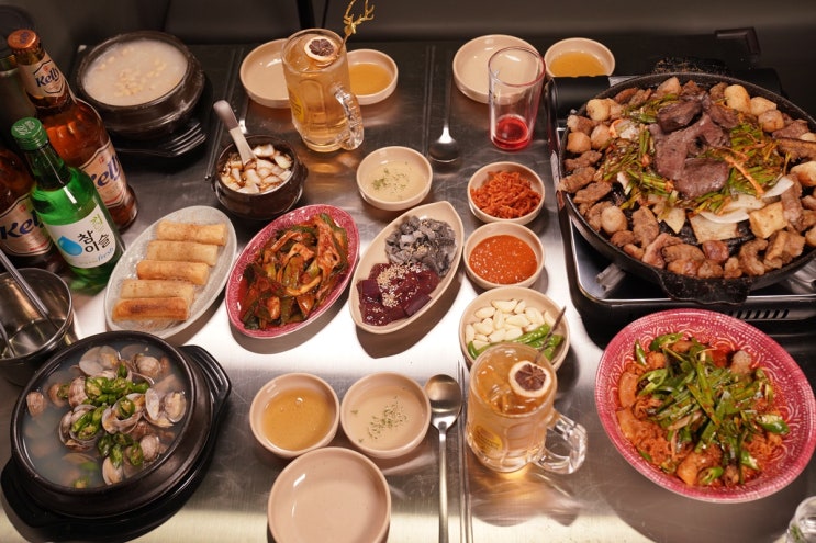  신중동역맛집 구워나오는 곱창과 대파김치의 찐맛조합 중동대파곱창