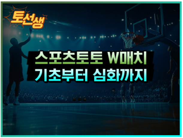  농구 w 매치 기초부터 심화까지 분석 노하우