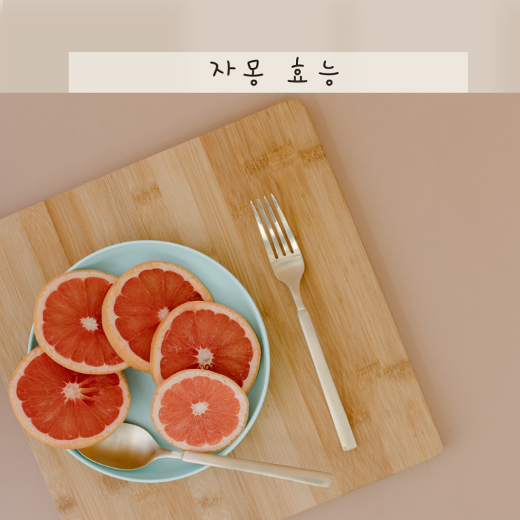 자몽 효능 8가지, 자몽쥬스 기대되는 자몽의효능 영양성분 칼로리 정리