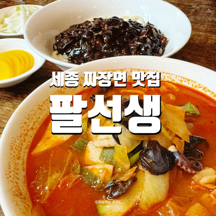  세종에서 먹어본 짜장면 맛집 팔선생