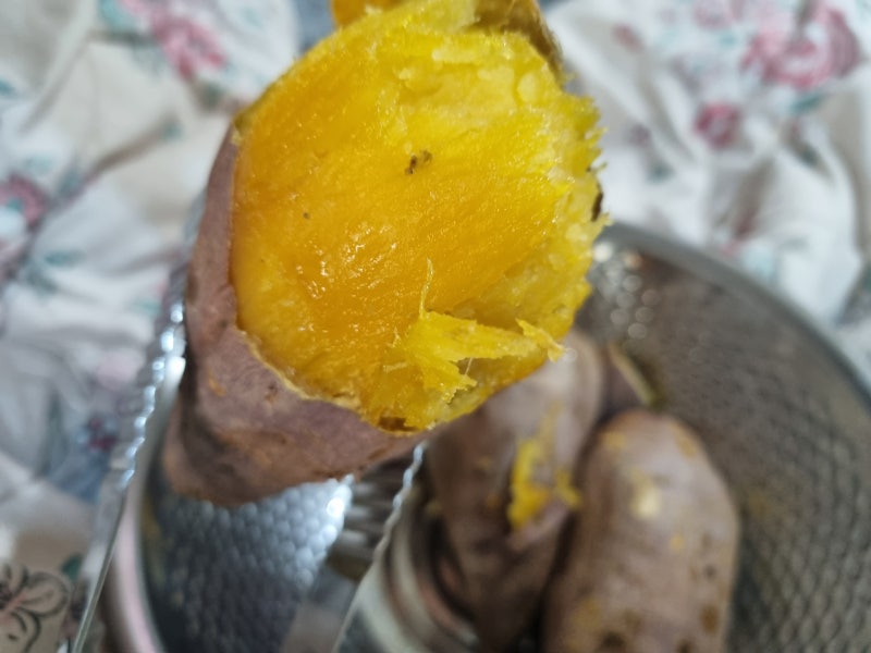 스퀘어가든 글라스 에어프라이어 군고구마 맛있게 만드는 팁