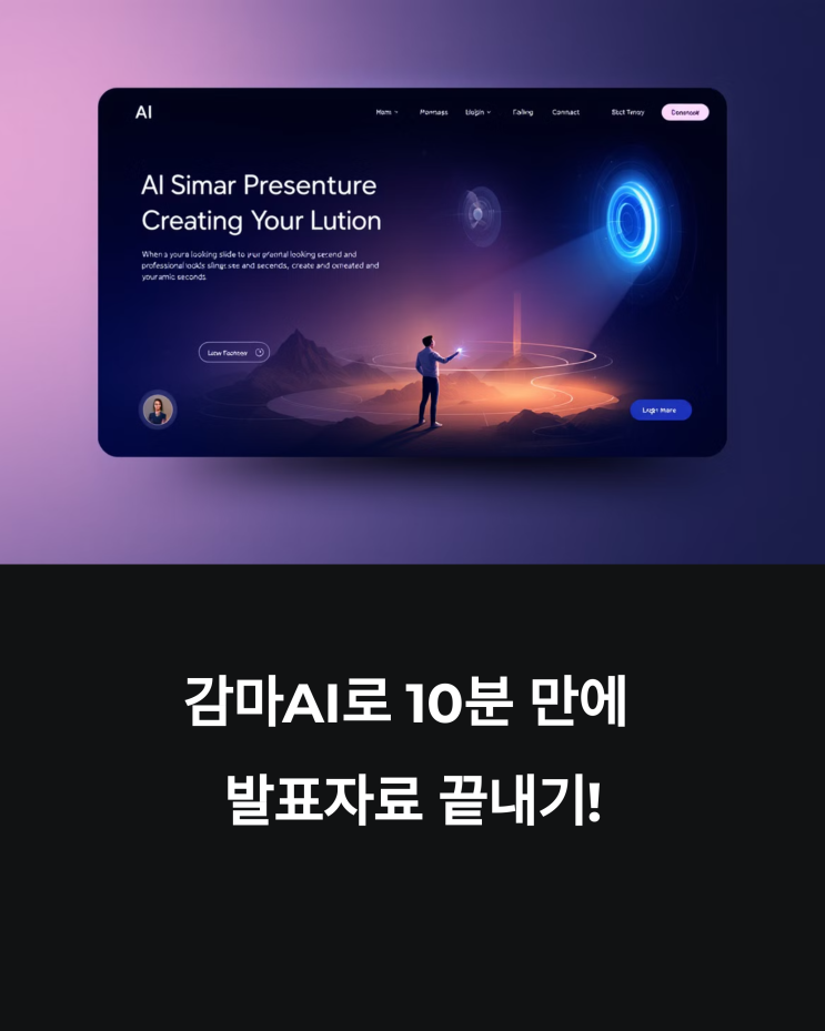  감마 AI로 10분 만에 발표 자료 끝내는 비법