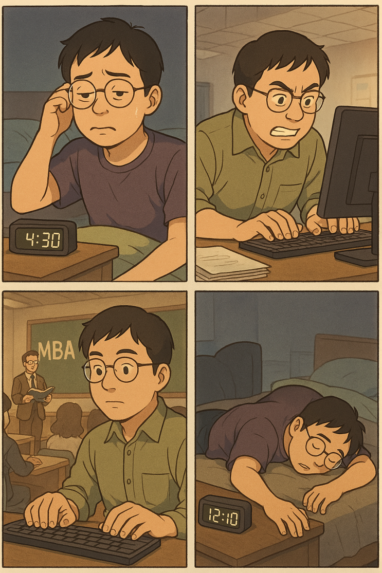  lack of sleep