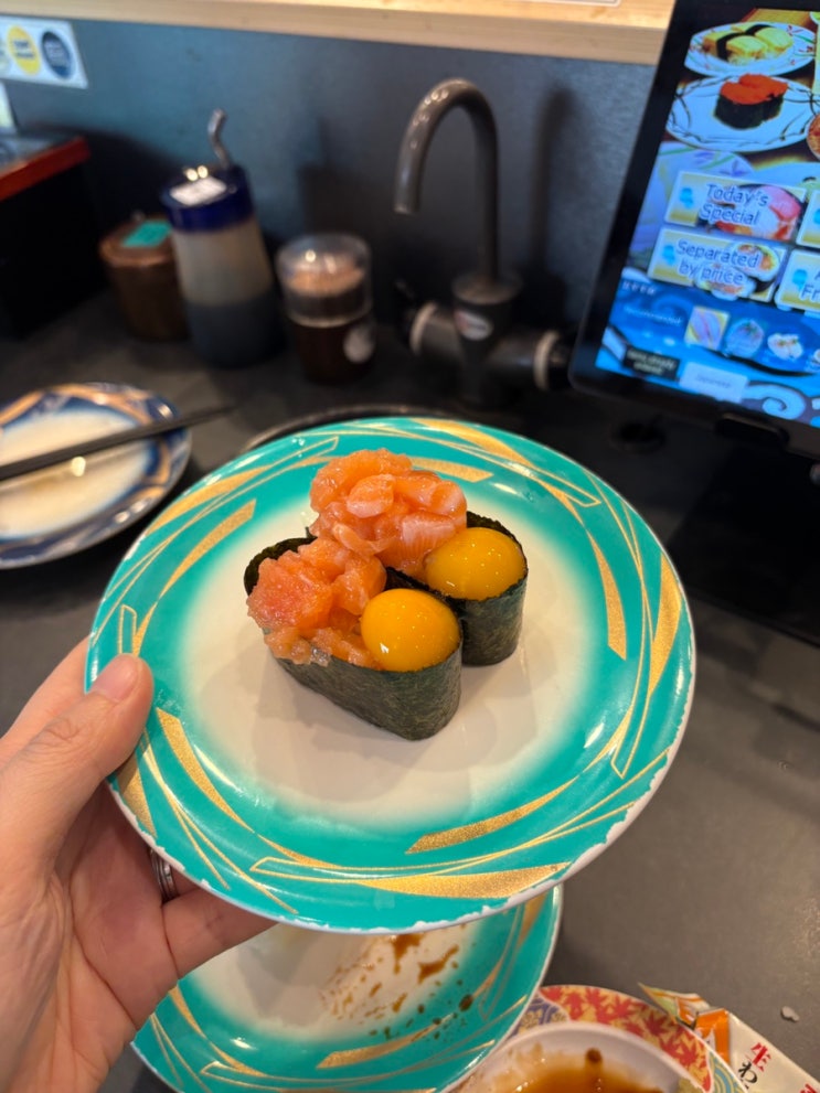  후쿠오카 텐진 맛집 겐카이마루 스시 회전초밥 내돈내산 추천 후기