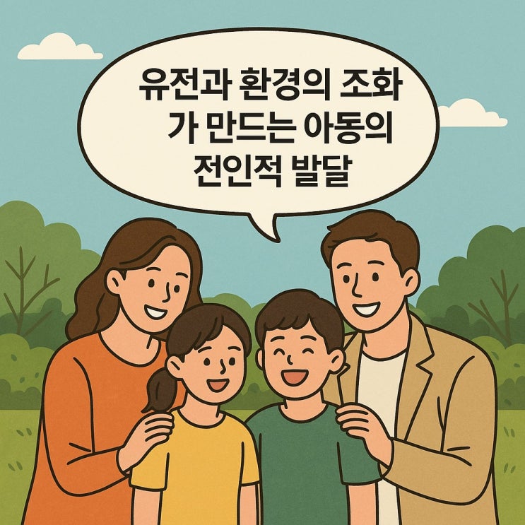  유전과 환경의 조화가  만드는 아동의 전인적 발달