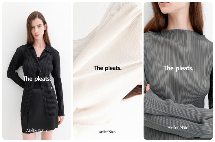  (주)바이와이제이, 아틀리에 나인(Atelier Nain) 플리츠 라인 'the pleats' 론칭