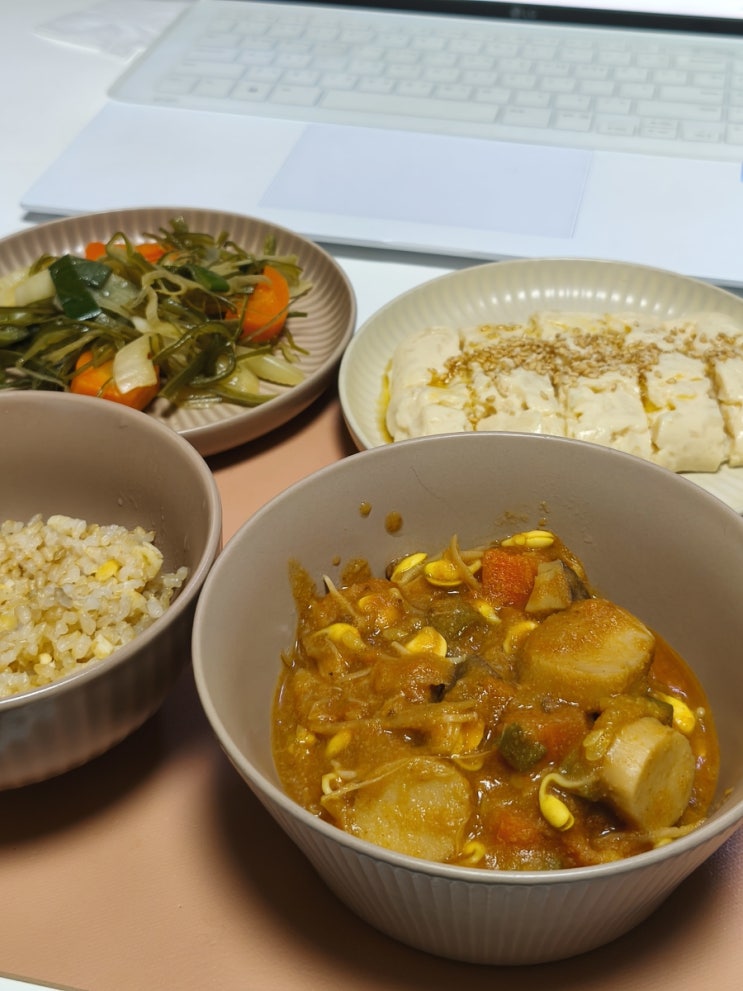  [자연식물식 요리] 두부 만들고 남은 비지 요리 비지된장찌개