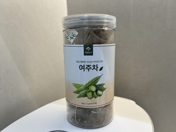  양원농장 실속 원형통 여주차 여성 건강 지킴이