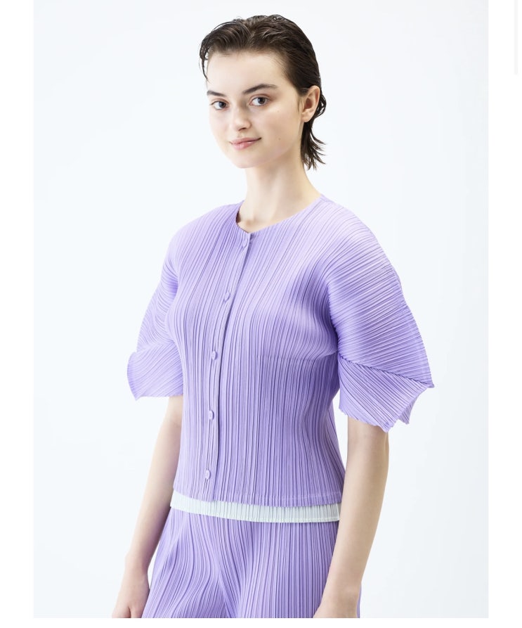  신상 특가!) 플리츠 플리즈 4월 먼슬리 가디건 PLEATS PLEASE ISSEY MIYAKE JO142