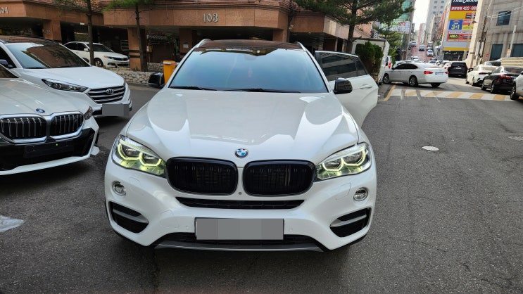  인천 BMW X6 F16 모니터 교체형 KC인증 카플레이 장착