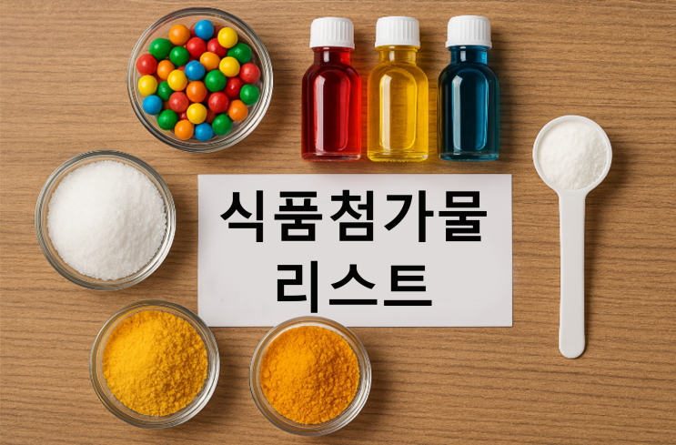  식품첨가물 리스트_역할/사용처