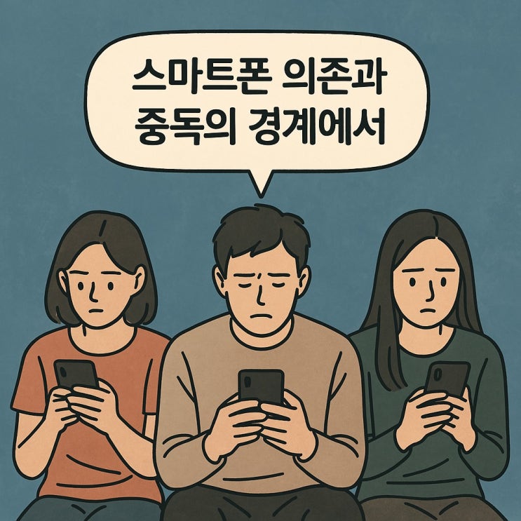  스마트폰 의존과 중독의 경계에서