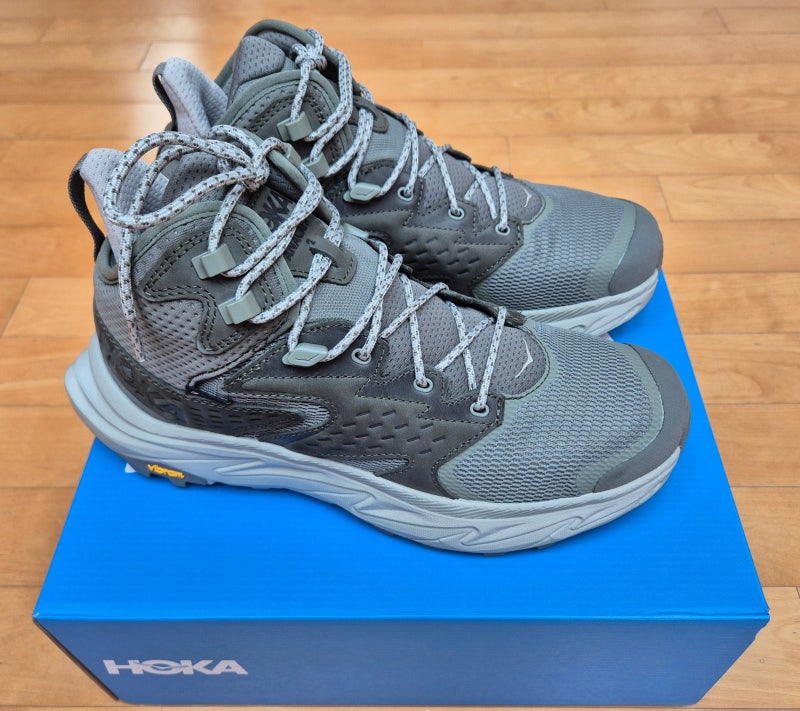 [호카 HOKA] 오네오네 아나카파2 GTX 미드1141633-SBRL : 남성 스포츠 트레킹화 등산화 사이즈 팁 실....