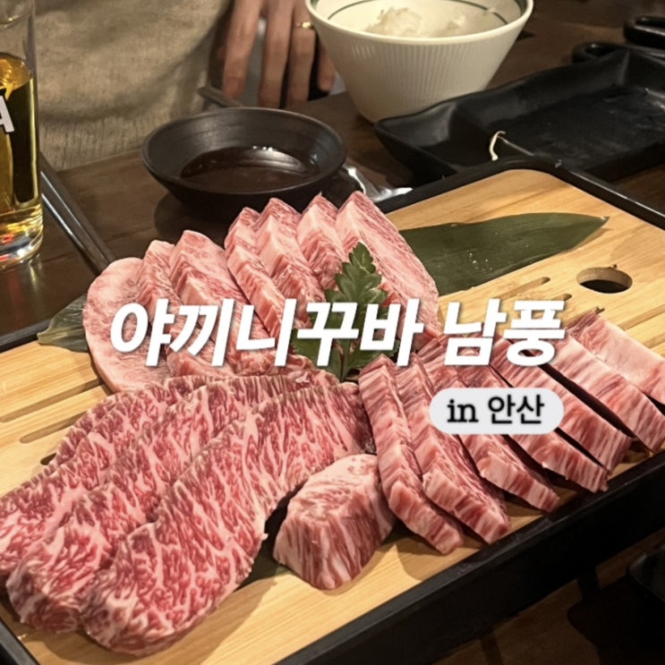  안산 고잔신도시 소고기 맛집 분위기 좋은 야끼니꾸바 남풍
