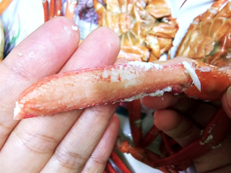  자숙 홍게 데우기 먹는법