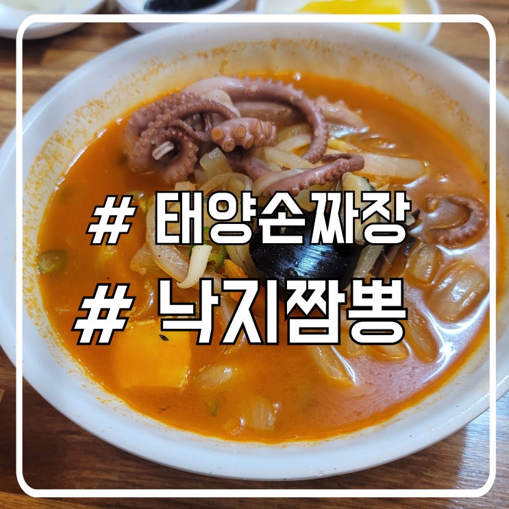  서초 보양에 좋은 낙지짬뽕 맛집 태양손짜장