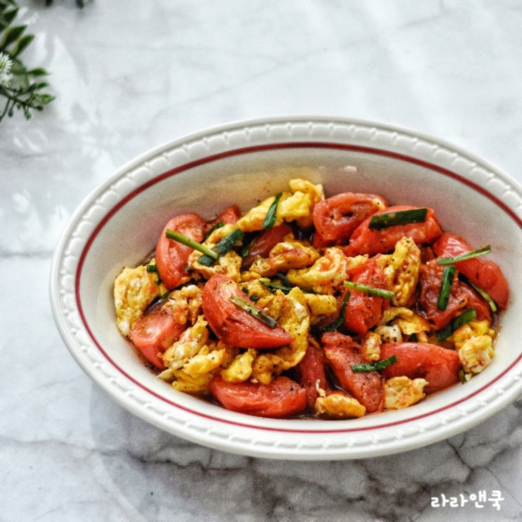  토마토 달걀 볶음 만들기, 토마토 계란 볶음, 토달볶 레시피