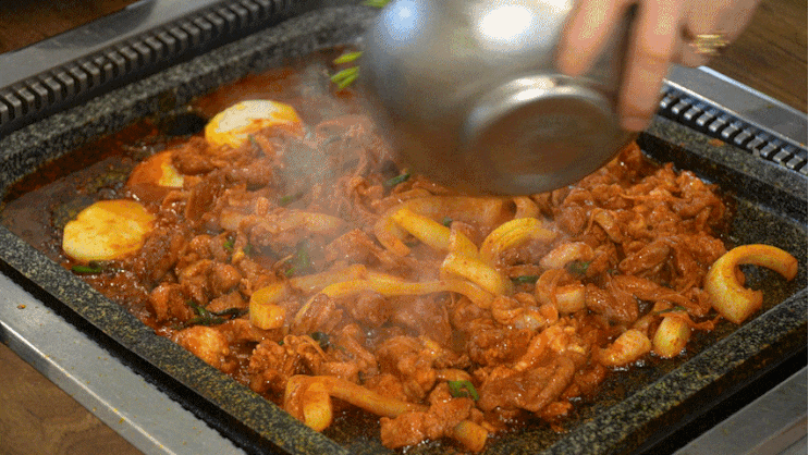  양평 한옥 식당 봉평골오리, 분위기+맛 다 잡은 오리주물럭